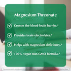Provita Magnesio L-Treonato | Apoyo Cognitivo y Equilibrio Electrolítico Cerebral | 50 mg de Magnesio Elemental | Cápsulas Veganas