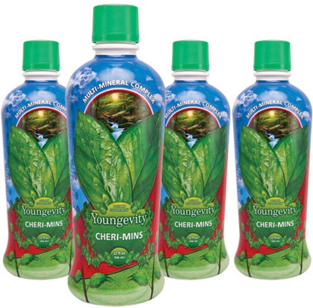 Youngevity Cheri-Mins Minerales Líquidos Derivados de Plantas - 77+ Minerales Traza - 946 ml