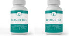 PURE ORIGINAL INGREDIENTS Betaine HCL, 100 Cápsulas - Puro, Sin Aditivos