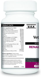 VetriScience Kidney Health - Comprimidos masticables para perros, 60 unidades