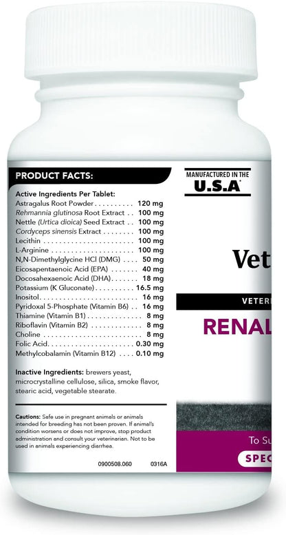 VetriScience Kidney Health - Comprimidos – Rehmannia (Rehmannia glutinosa): Hierba que contribuye al equilibrio – Image 2