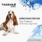 ThorneVET Canine Geriatric Basics – Fórmula en polvo multivitamínico/mineral para perros mayores, 90 dosis