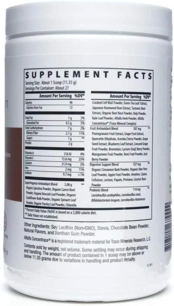 NutriDyn Fruits & Greens Berry - Superalimentos Orgánicos - 304.8 g