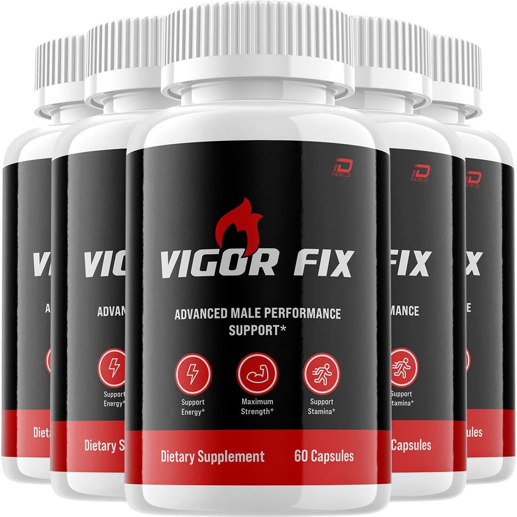 VigorFix for Men Capsules - Suplemento Natural (300 Cápsulas)