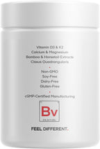 Codeage Bones Vitamins+ - Vitamina D3 K2, Calcio, Magnesio, Zinc (90 Cápsulas)