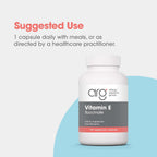 ARG Vitamina E Succinato - 400 IU - Cápsulas Vegetarianas