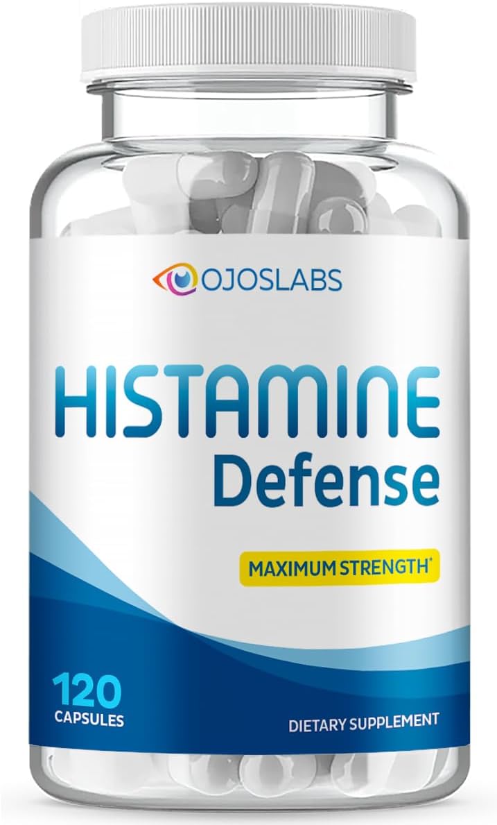 Advanced Histamine Defense – Suplemento Natural para la Intolerancia a la Histamina, 120 Cápsulas