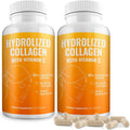 Aura Vitamin Colágeno Hidrolizado con Vitamina C Cápsulas 500 mg - Pack de 2 (120 cápsulas)