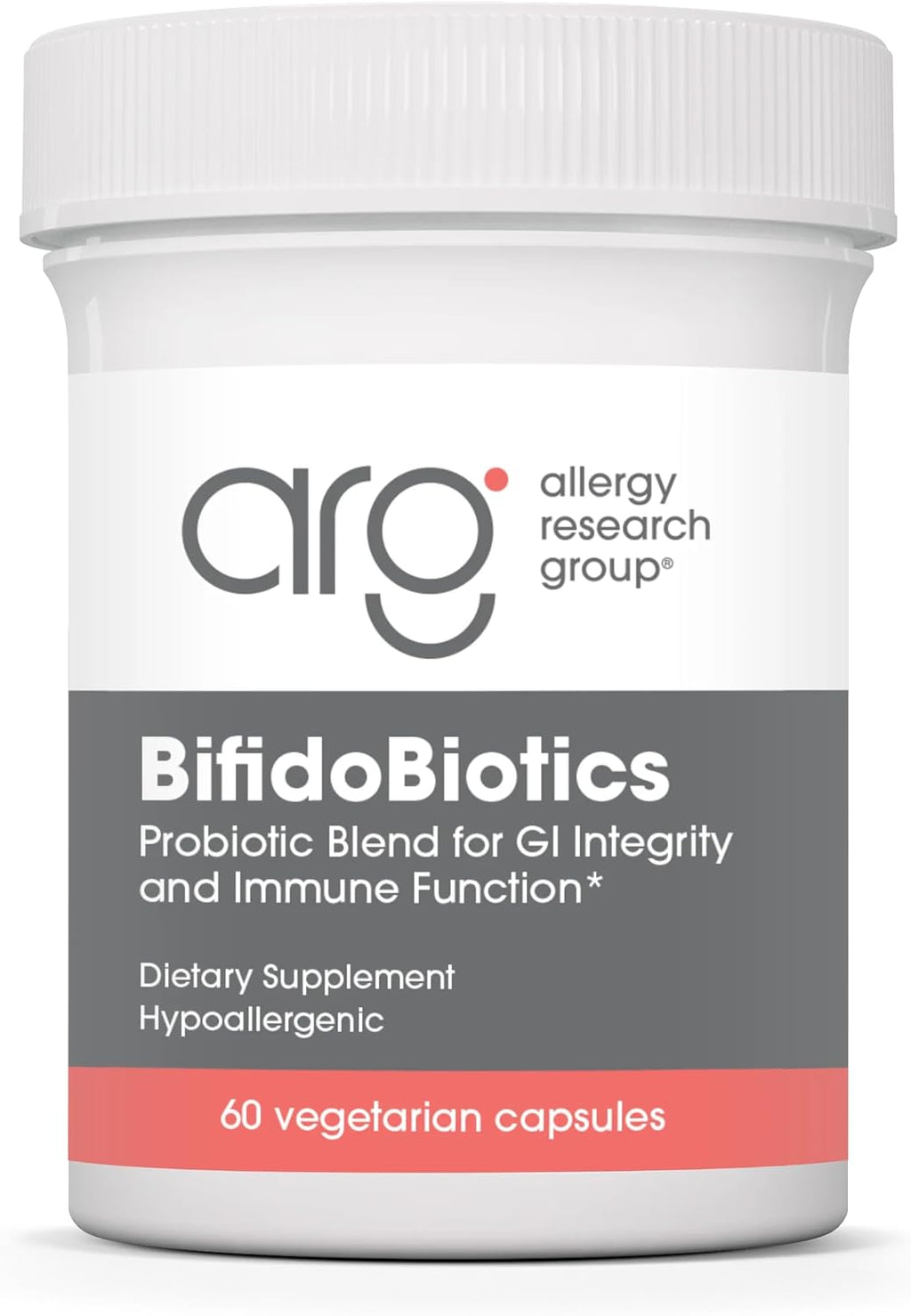 ARG BifidoBiotics con LactoSpore | Probiotic for Digestive Health | 60 Capsules