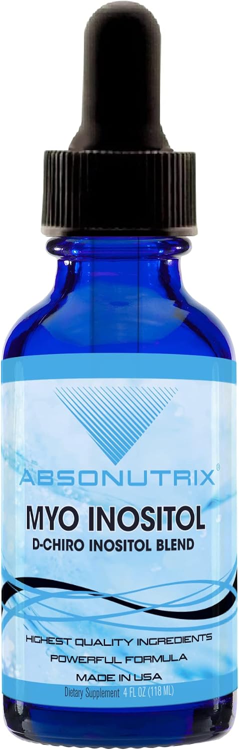 Myo Inositol & D-Chiro Inositol Blend 590 mg, 4 Fl Oz Drops, 200 Servings