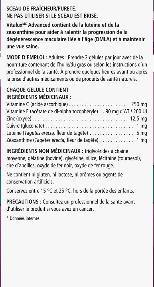 Vitalux Advanced Soft Gels - 90 Cápsulas Blandas