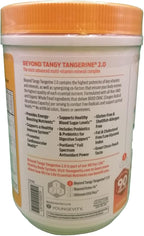 Beyond Tangy Tangerine 2.0 Organic Vitamin Mineral Probiotic - Citrus Peach Fusion (1lb, Pack de 3)