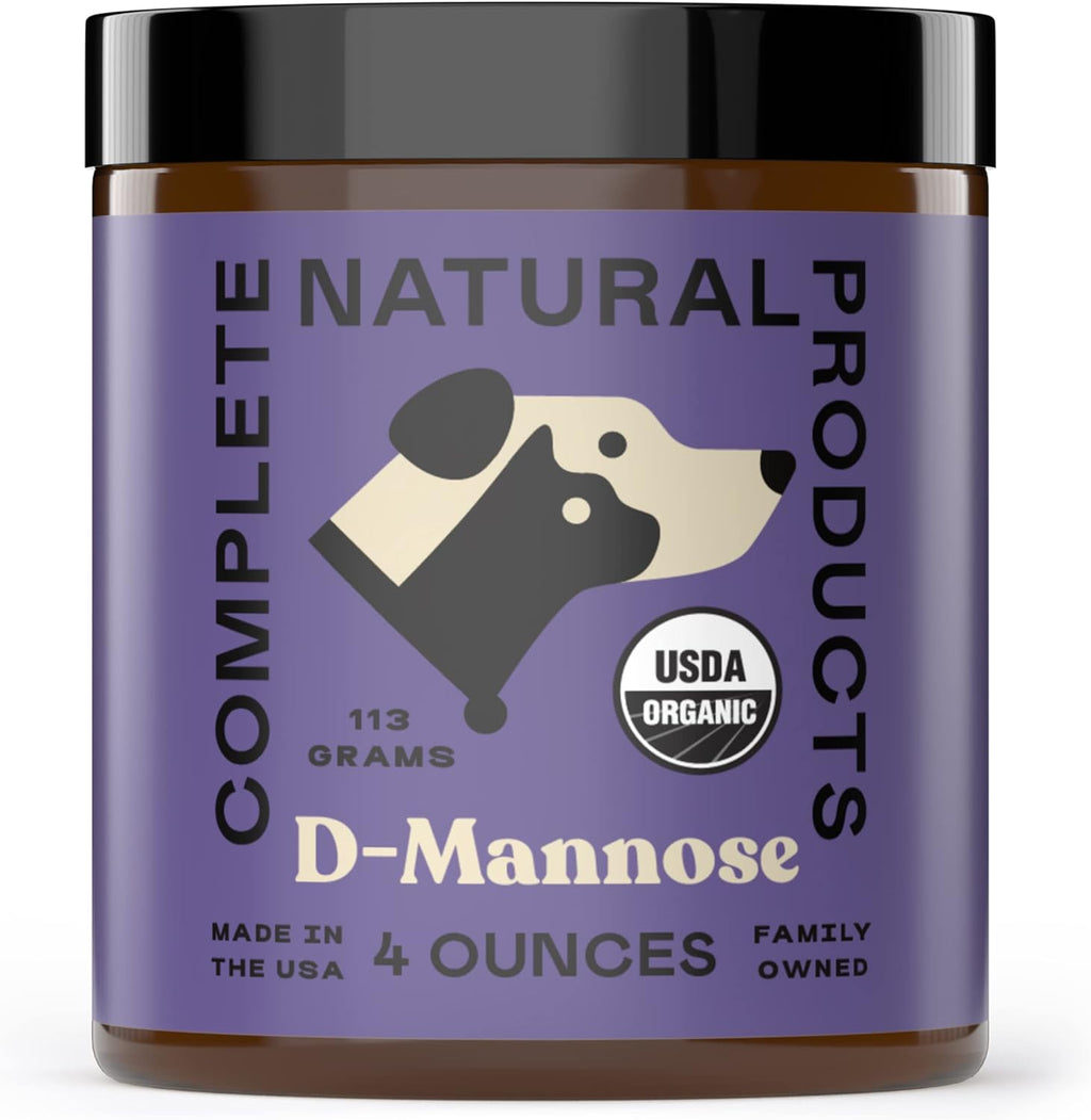 CNP Organic D'Mannose Powder for Pets 4oz - Polvo de D-Mannosa Orgánica para Perros y Gatos
