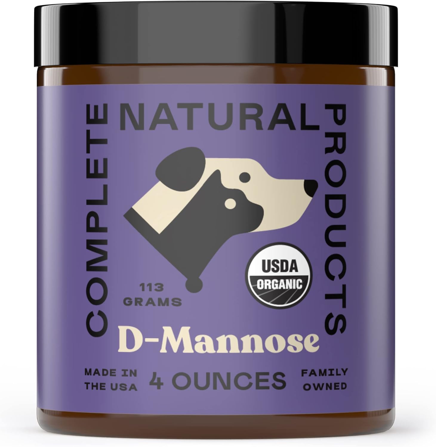 CNP Organic D'Mannose Powder for Pets 4oz - Polvo de D-Mannosa Orgánica para Perros y Gatos