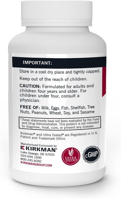 Kirkman Vitamina C 250 mg - 250 Cápsulas - – La formación normal de colágeno para el funcionamiento normal de los – Image 3