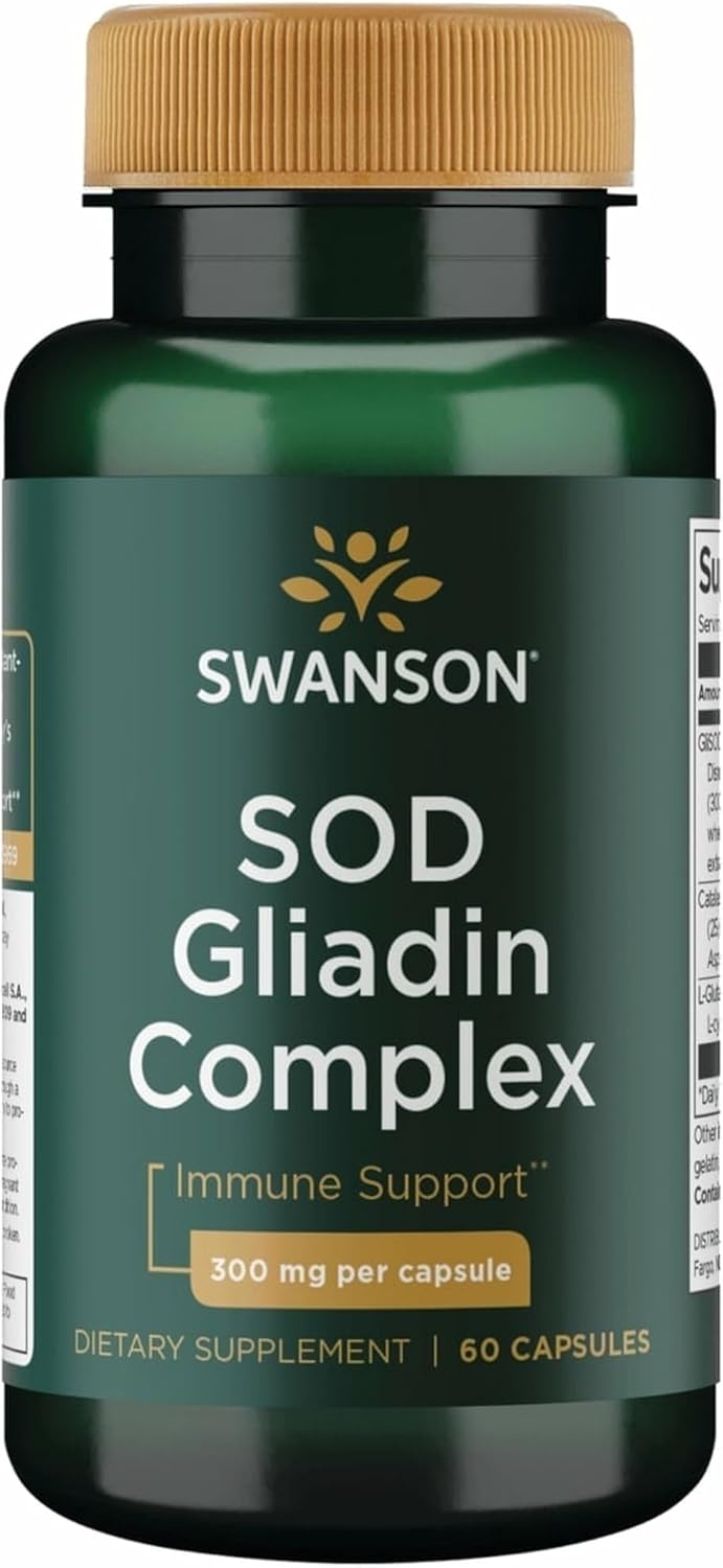 Swanson SOD Gliadin Complex - Glisodin 60 Cápsulas