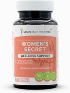 Secrets of the Tribe Women's Secret - Suplemento Herbal para Bienestar Femenino (120 Cápsulas)