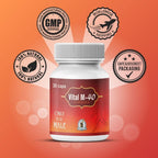 Vital M-40 Cápsulas para Hombre, 60 Cápsulas | Apoyo al Bienestar Masculino