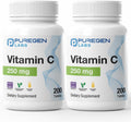 Puregen Labs Vitamina C 250 mg – 400 Comprimidos (2 Paquetes)