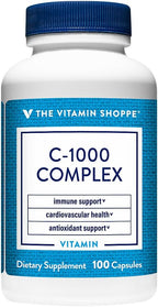 The Vitamin Shoppe C-1000 Complex, 1000 mg, 100 Cápsulas