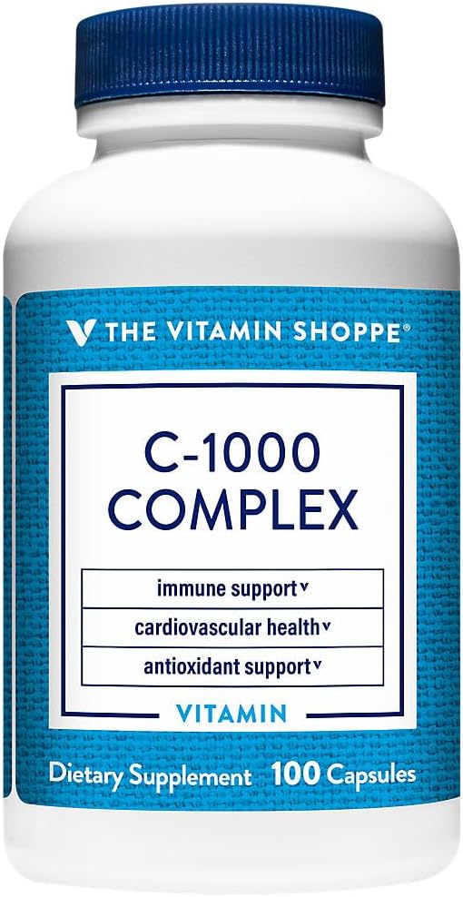 The Vitamin Shoppe C-1000 Complex, 1000 mg, 100 Cápsulas