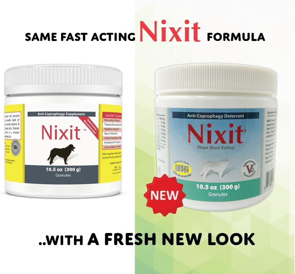 Nixit Gránulos Anticoprofagia para Perros, Sabor a Hígado de Pollo y Pescado Natural, 298 g