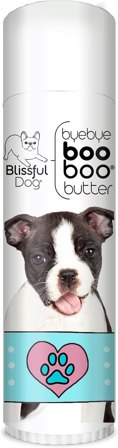The Blissful Dog Tubo de .50 oz de Mantequilla Booboo para Boston Terrier