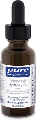 Pure Encapsulations Adenosyl/Hydroxy B12 Líquido 30 mL - Favorece el Metabolismo Energético y la Salud Neurológica - Sin Gluten - Vegano