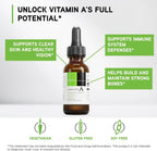 DAVINCI Labs Liposomal A - Suplemento de Vitamina A Líquida - 30 ml