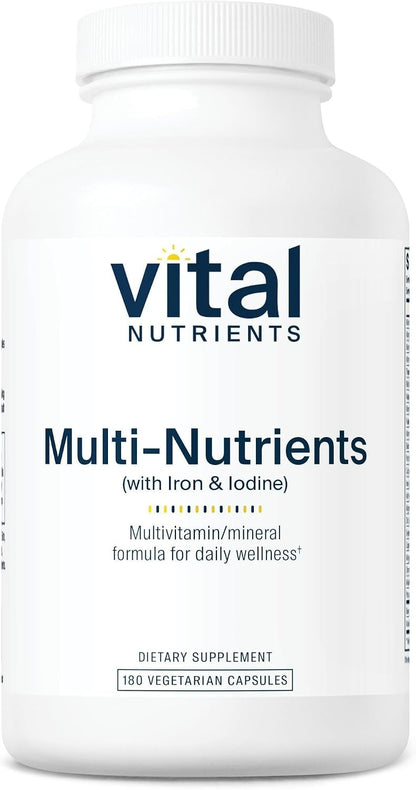 Vital Nutrients Multi-Nutrients con Hierro y – El funcionamiento normal del sistema inmunitario (vitaminas A, C, – Image 1