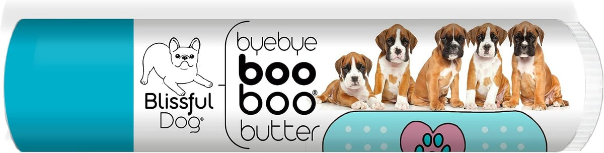 The Blissful Dog .15 oz Tube Boxer Booboo – Manteca de karité: Nutre e hidrata profundamente. – Image 1
