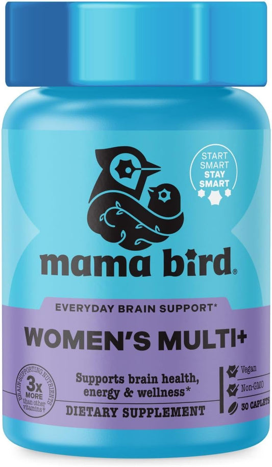 Mama Bird Women's Multi+ Multivitamínico para Mujeres - 30 Cápsulas