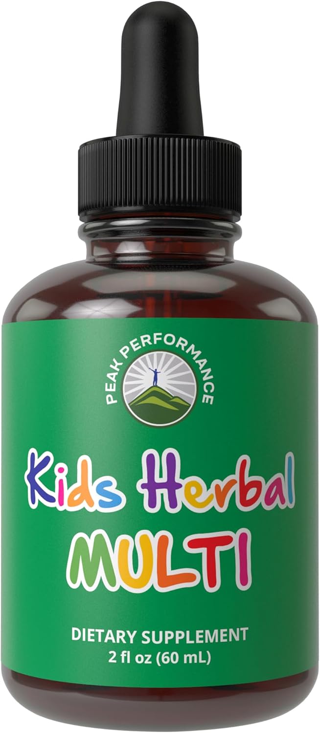 Peak Performance Kids - Multivitamínico Líquido Herbal para Niños - 60 ml