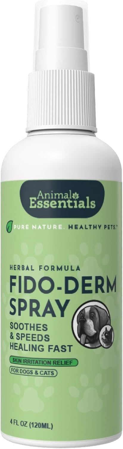Fido-Derm Spray Herbal para la Piel – Alivio del Picor y Puntos Calientes – 118 ml