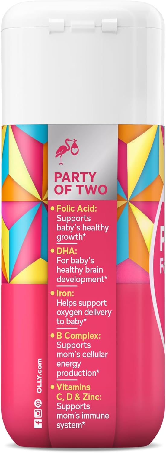 OLLY Ultra Strength Prenatal Multivitamínico en Cápsulas Blandas