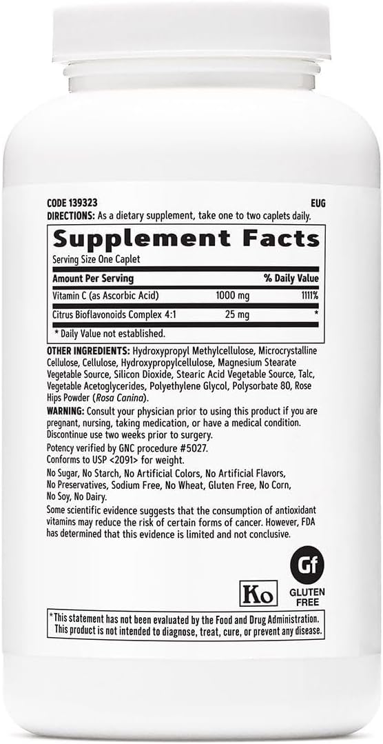 GNC Vitamina C Liberación Prolongada 1000 mg - Twin Pack