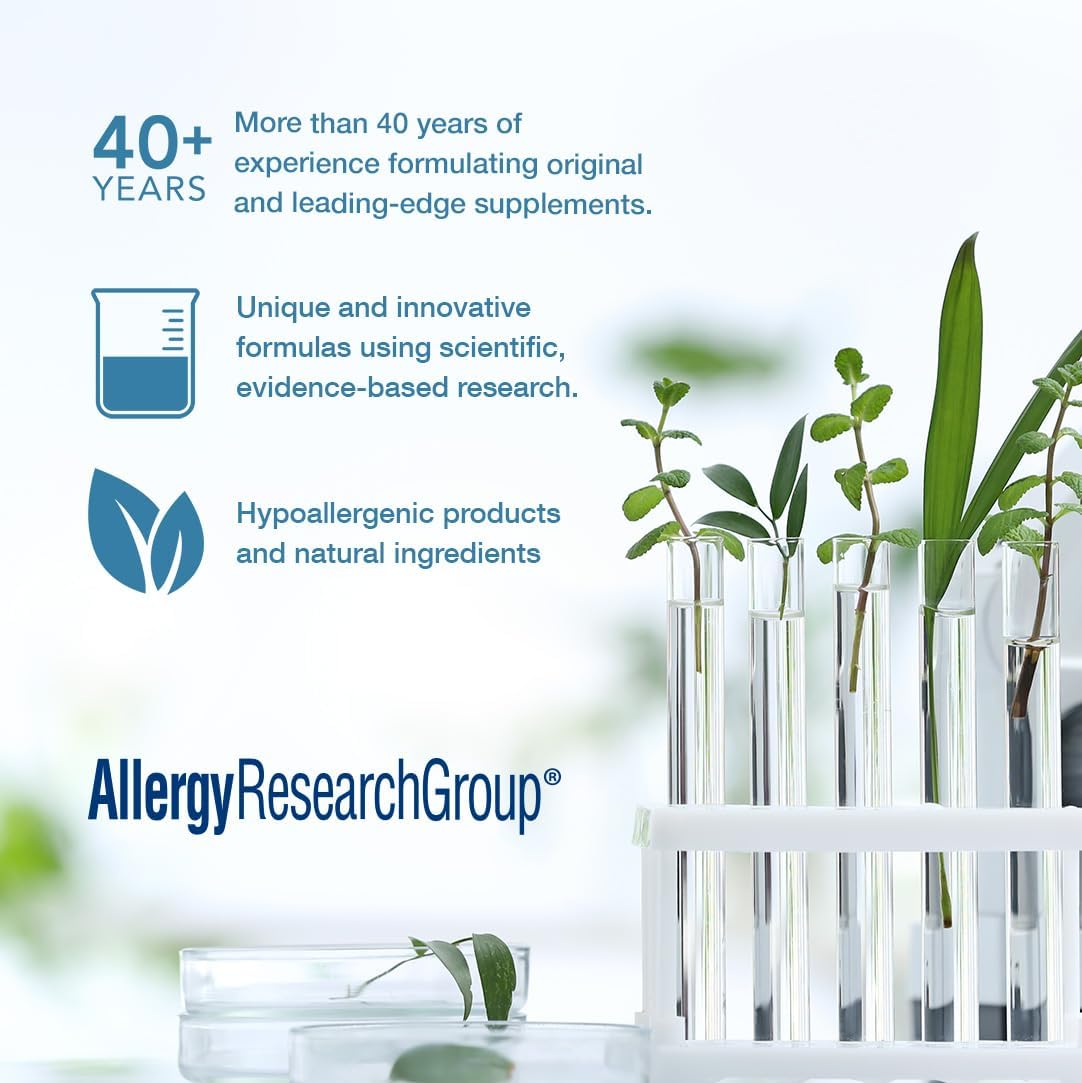 Allergy Research Group ARG PhytoCort - 120 Cápsulas - Apoyo Respiratorio Herbal