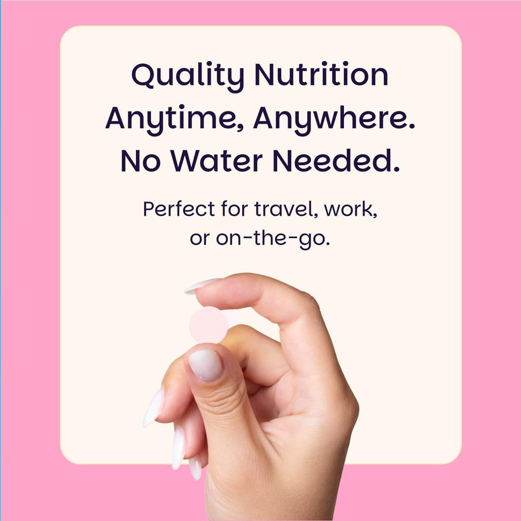 EZ Melts Energía, Memoria y Estado de Ánimo - Suplemento de Vitaminas B con Vitamina B12, B6, Folato y Biotina - Sin OMG y Vegano - Cherry Berry - 60 Comprimidos Bucodispersables (60 Dosis)