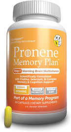 Pronene Memory Plan Morning Brain Multivitamin - Multivitamínico para la Memoria y Claridad Mental en Adultos 50+
