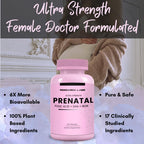 Research Labs Vitaminas Prenatales con Metilfolato y DHA - 60 Cápsulas