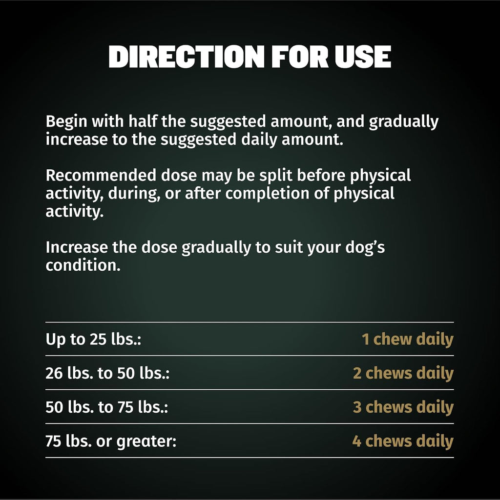 Bully Max 11-en-1 Power Chews para Perros - Suplemento de Aminoácidos y Proteínas, 75 Chews Blandos