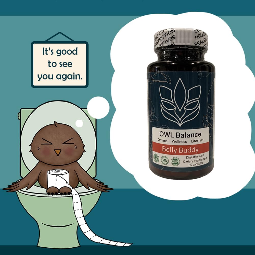 Belly Buddy Advanced Gut Health Support - Probióticos, Prebióticos y Enzimas Digestivas