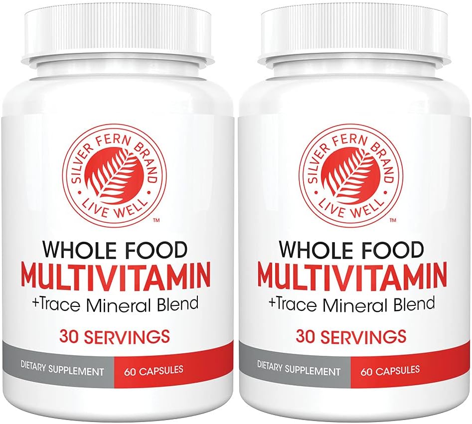 Silver Fern Whole Food Daily Multi Vitamin – Multivitamínico diario con minerales traza