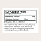 THORNE Glutathione-SR - Suplemento Antioxidante de Liberación Sostenida - 60 Cápsulas