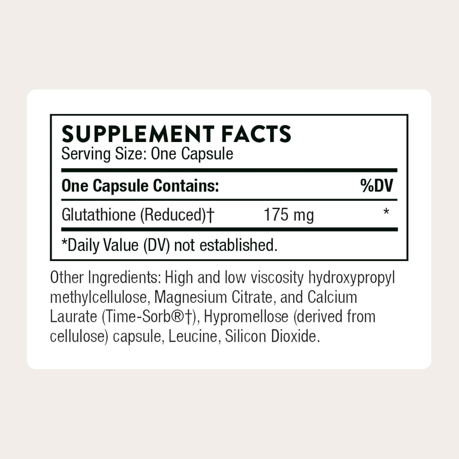 THORNE Glutathione-SR - Suplemento Antioxidante de Liberación Sostenida - 60 Cápsulas