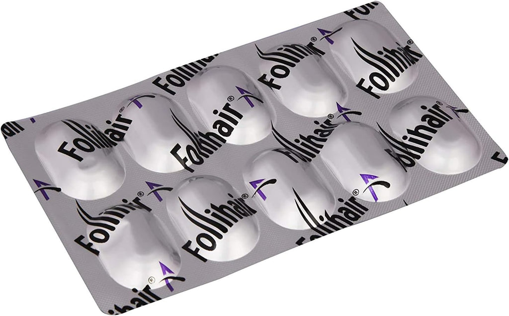Pack of 3 Follihair 10 Tablet Each Pack