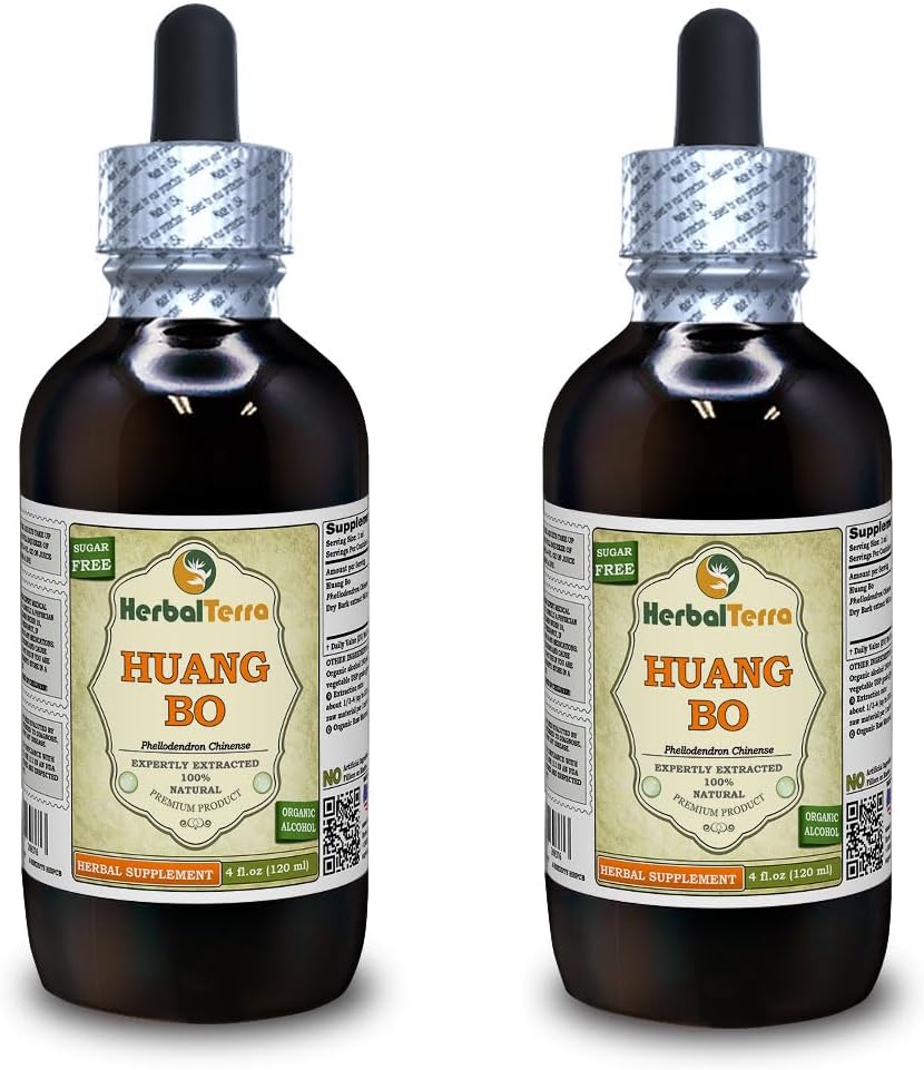 Extracto Líquido de Huang Bo (Phellodendron chinense) - Tintura de Corteza Seca - 2x120 ml
