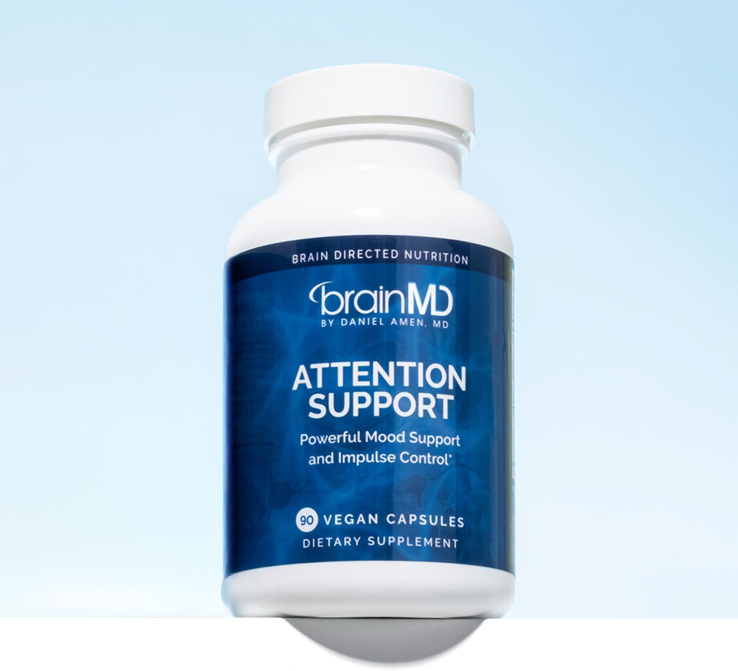 BRAINMD Attention Support - 90 Capsules - Mental Focus and Concentration Support