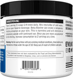 Evlution Nutrition Beta-Alanina Pura en Polvo - 125 Raciones (1.6g por Ración) Sin Sabor