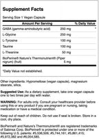 Swanson Amino Acid Gabaplex con L-Tirosina y L-Teanina 60 Cápsulas Vegetales (Pack de 2)